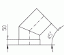 Kouřovod - Koleno 45° - prům. 180 mm - II jakost Kouřovod - Koleno 45° - prům. 180 mm - II jakost