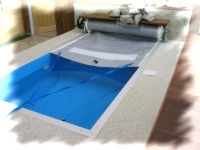 plachta ve vodících lištách - Rollingsafe