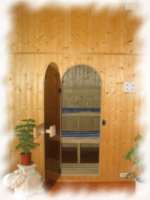 sauny - celoskleněné dveře